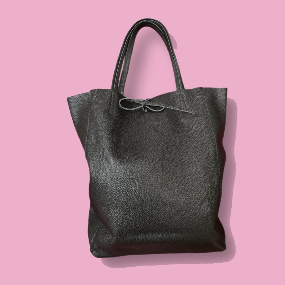 Italian Leather Shopper CIAO BAG